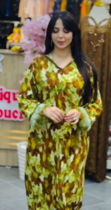 Jelaba Riche Vert — Jelaba Boutique Senouci